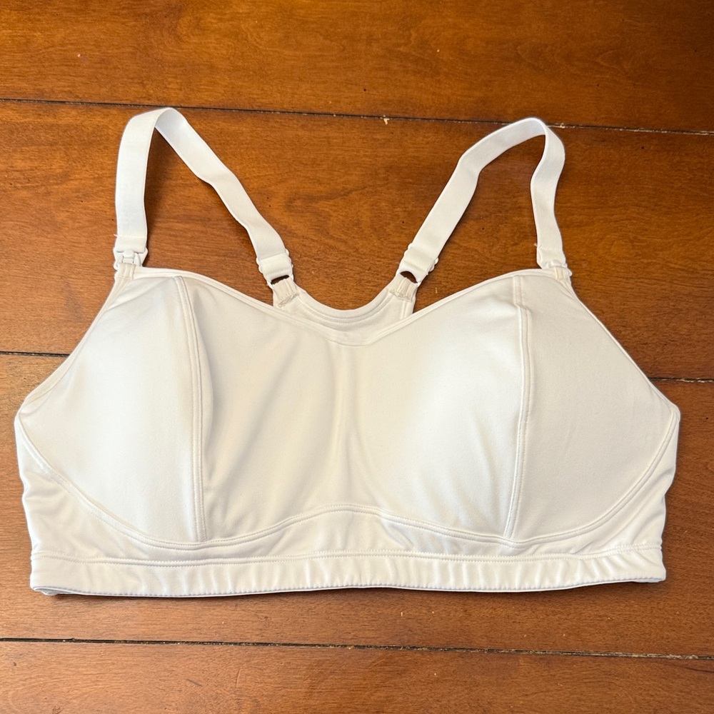 Playtex Cream Nursing Bra with Adjustable Straps
